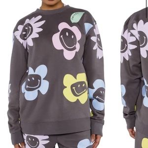 Smiley® x By Samii Ryan Happy Garden Crewneck Sweatshirt